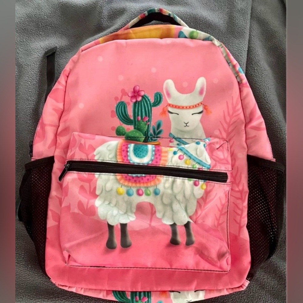 Pink Llama Backpack